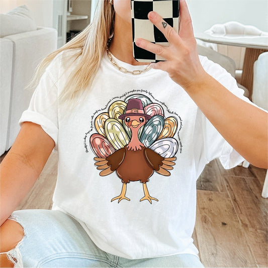 Thankful Turkey - DTF Transfer - PrintPony™