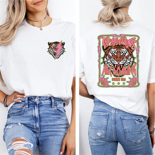 The Heavens Roaring PSALM 19:1 (with pocket) - DTF Transfer - PrintPony®