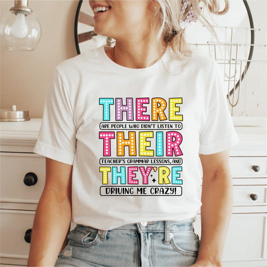 There, Their, They're - DTF Transfer - PrintPony®