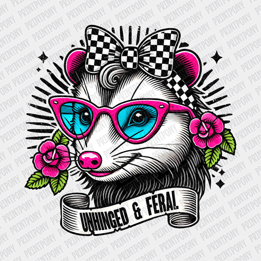 Unhinged and Feral DTF Transfer - PrintPony