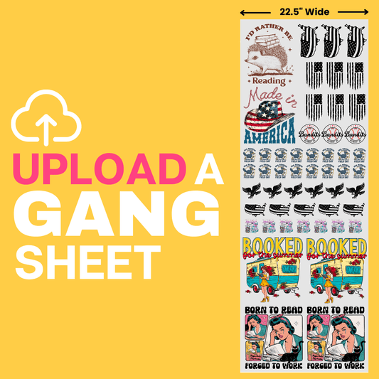 Upload a Gang Sheet (22.5" Wide) - PrintPony