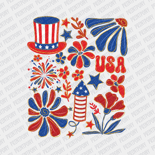 USA Coquette Celebration - DTF transfer - PrintPony