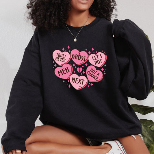 Valentine Candy Hearts DTF Transfer - PrintPony