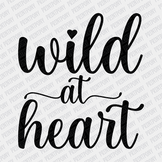 Wild at Heart DTF transfer - PrintPony