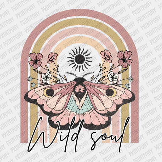 Wild Soul Butterfly DTF transfer - PrintPony