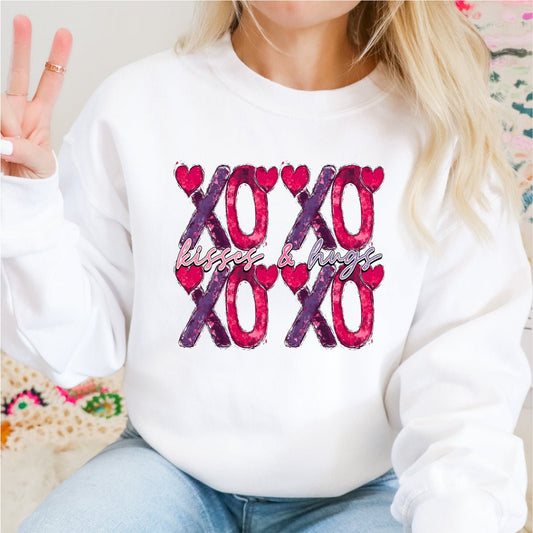 XOXO Hugs and Kisses DTF Transfer - PrintPony