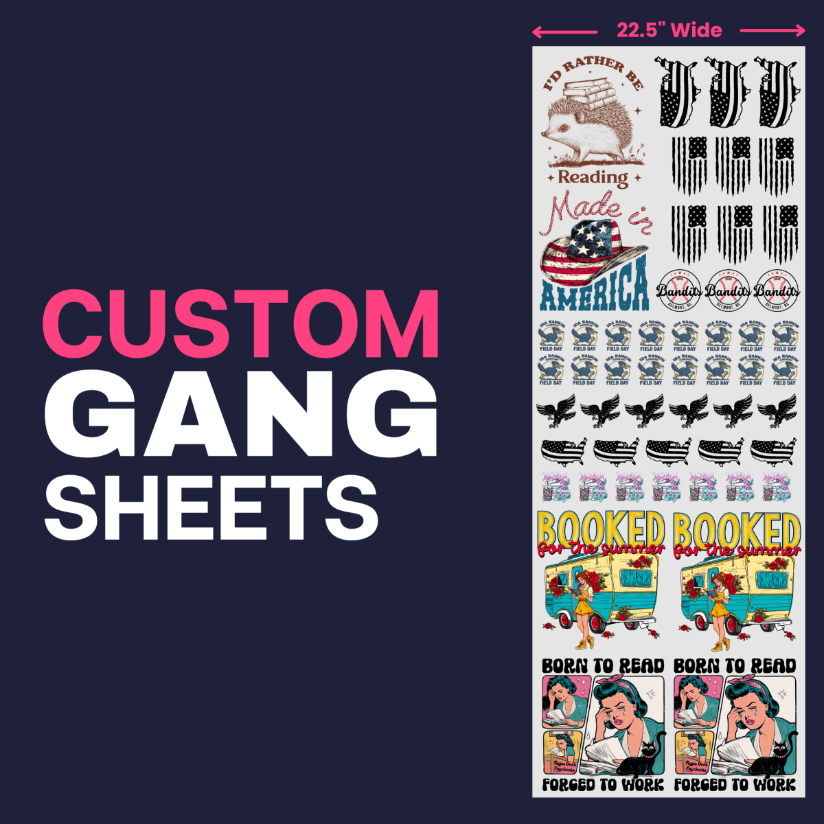 Custom Gang Sheets - PrintPony