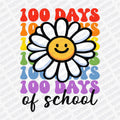100 Days of School Flower DTF Transfer - PrintPony