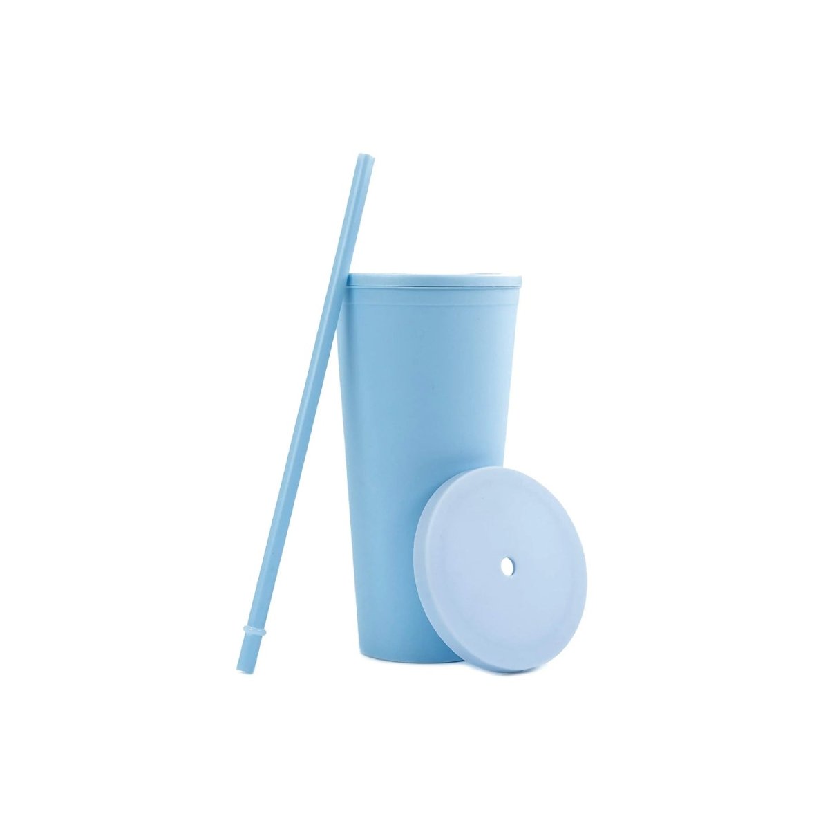 22 oz. Tapered Acrylic Tumbler with Lid and Reusable Straw (Seafoam) - Print Pony™