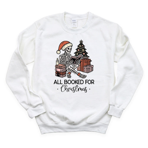 All Booked for Christmas Skeleton DTF Transfer - Print Pony™