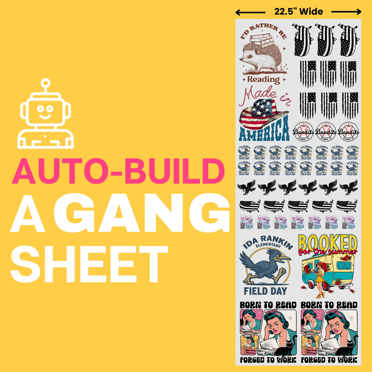 Build a DTF Gang Sheet using Auto Builder - Print Pony