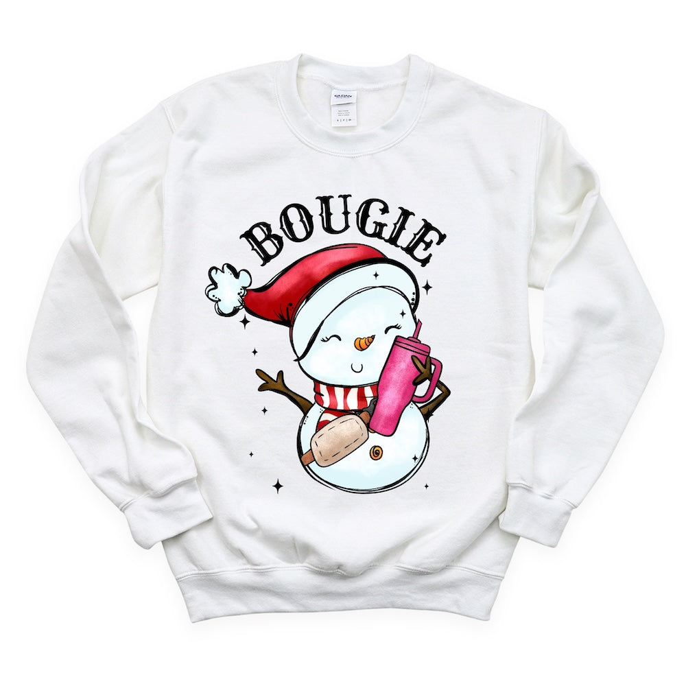Bougie Snowman DTF Transfer