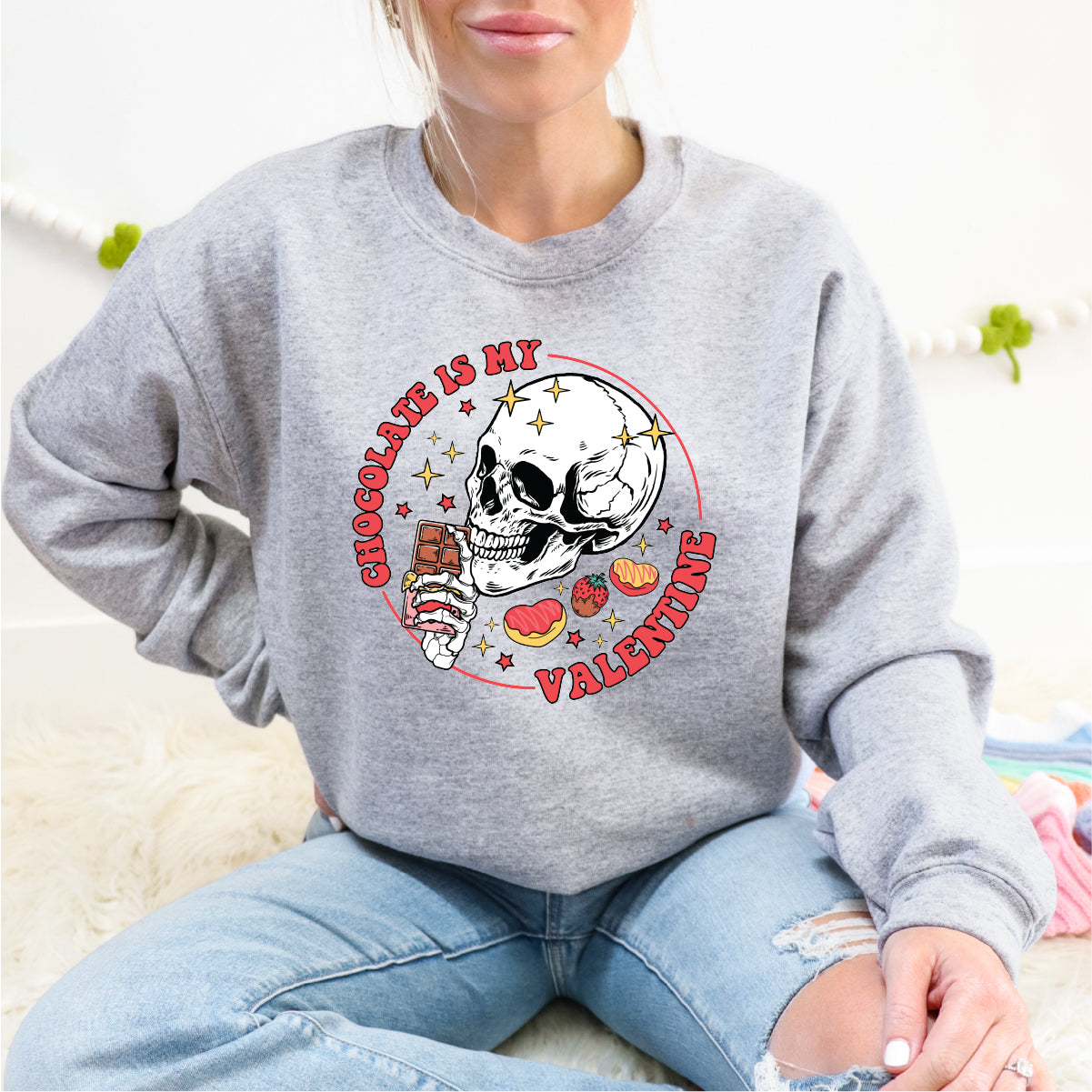 Chocolate Is My Valentine | Valentine's Day DTF Transfer