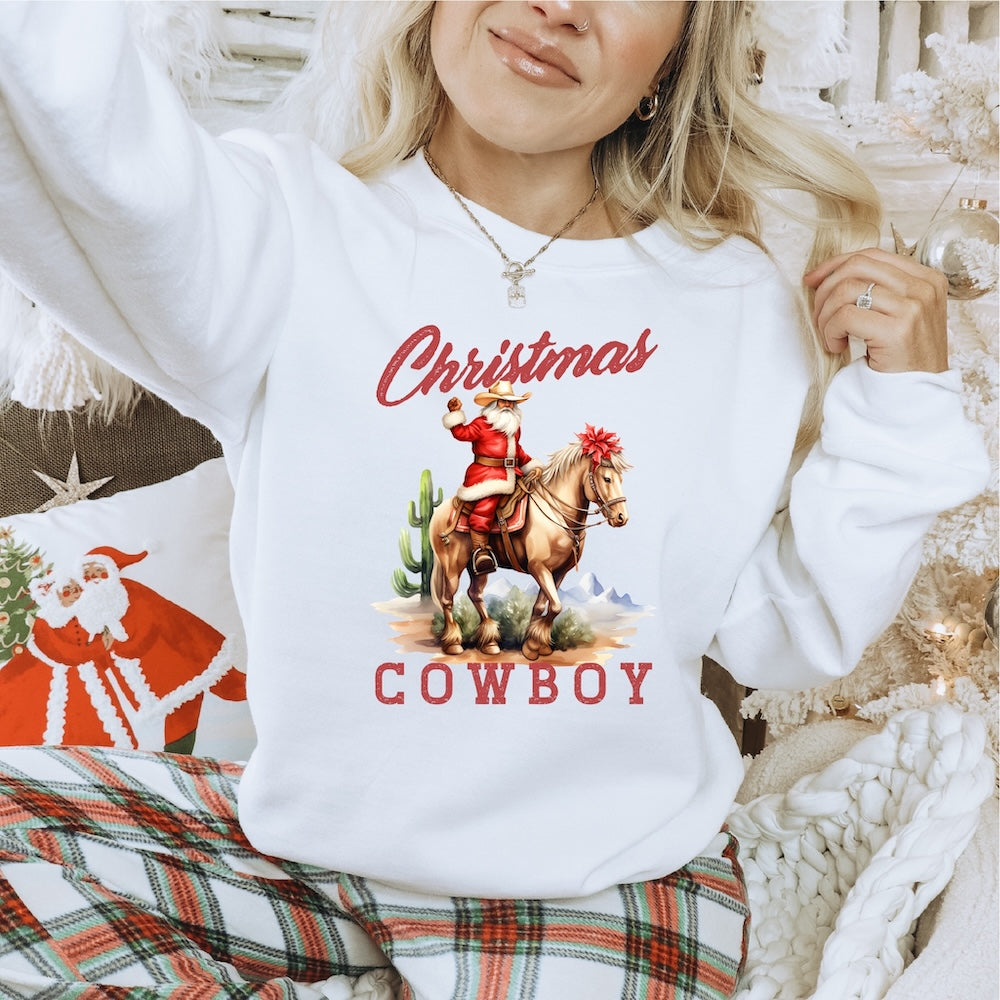 Christmas Cowboy - DTF Transfer