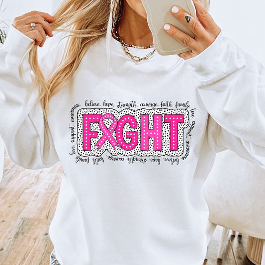 Fight Breast Cancer DTF transfer