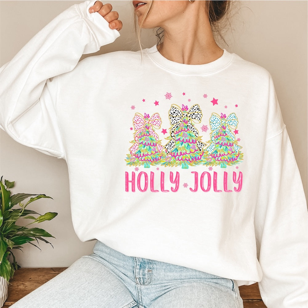 Holly Jolly Coquette DTF transfer