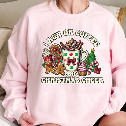 I run on Coffee and Christmas Cheer DTF transfer