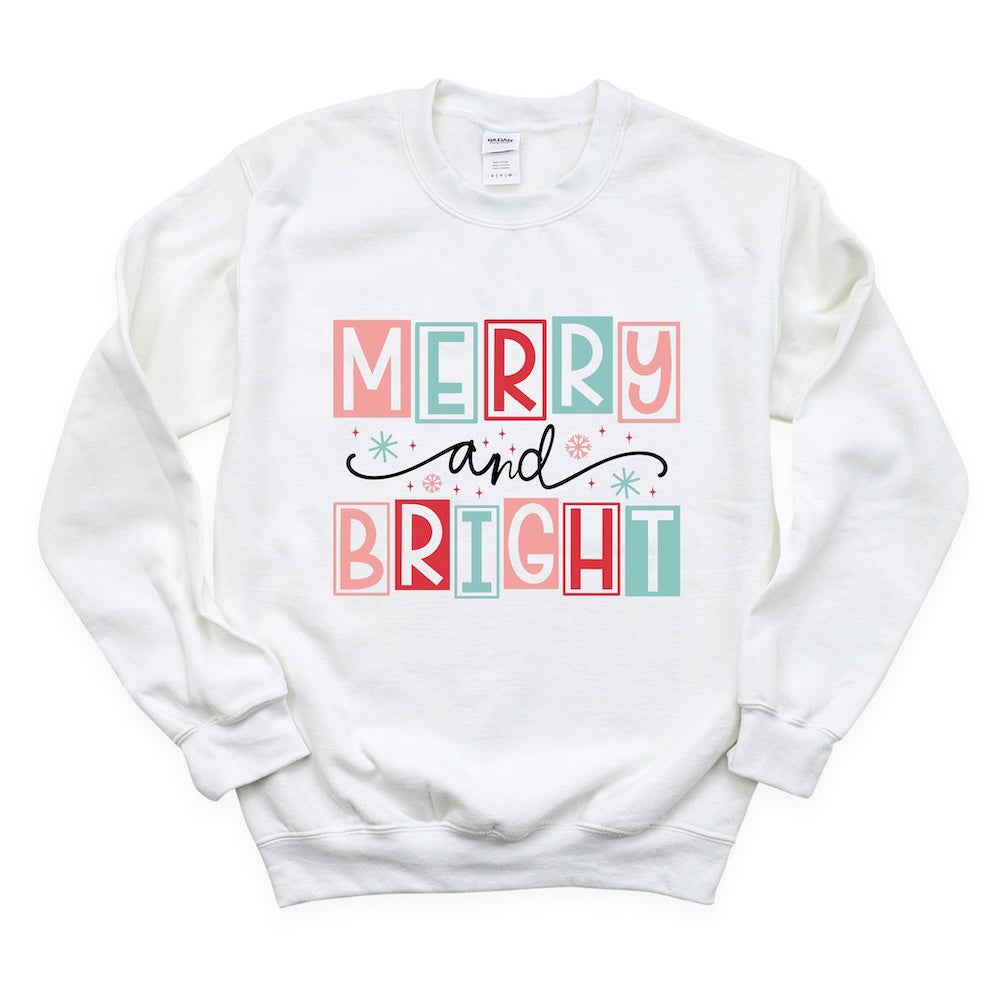 Merry and Bright Vintage DTF transfer