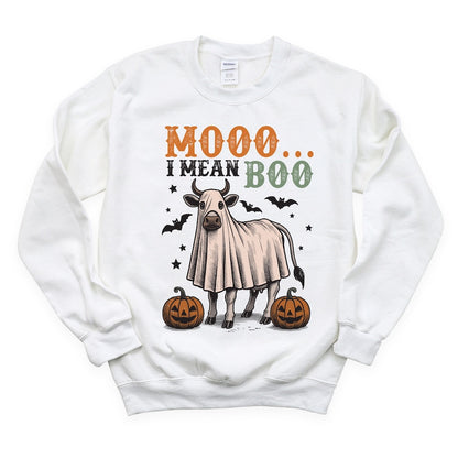 Mooo... I Mean Boo DTF transfer