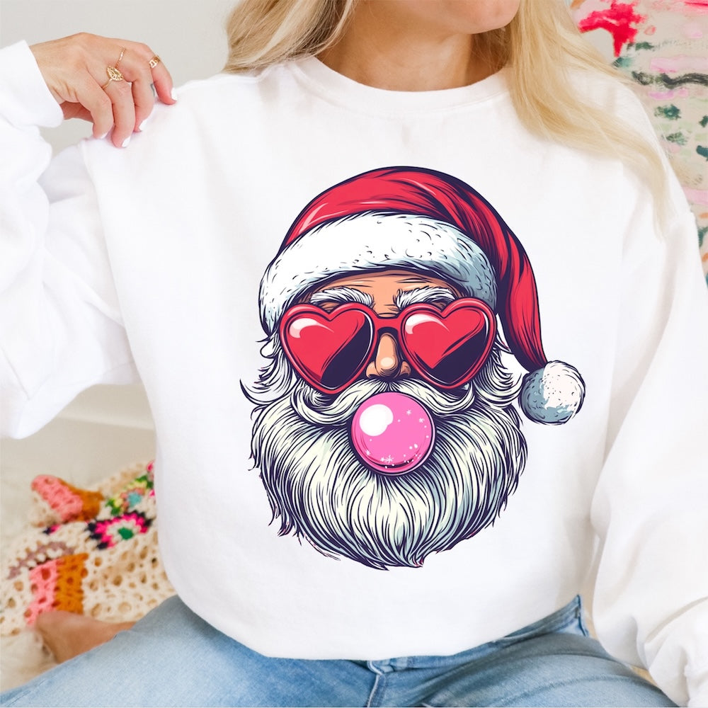 Retro Santa DTF transfer