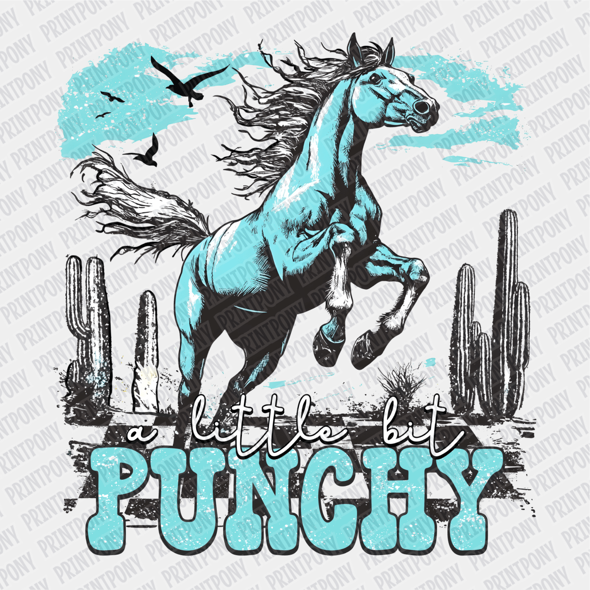 A Little bit Punchy DTF transfer - PrintPony