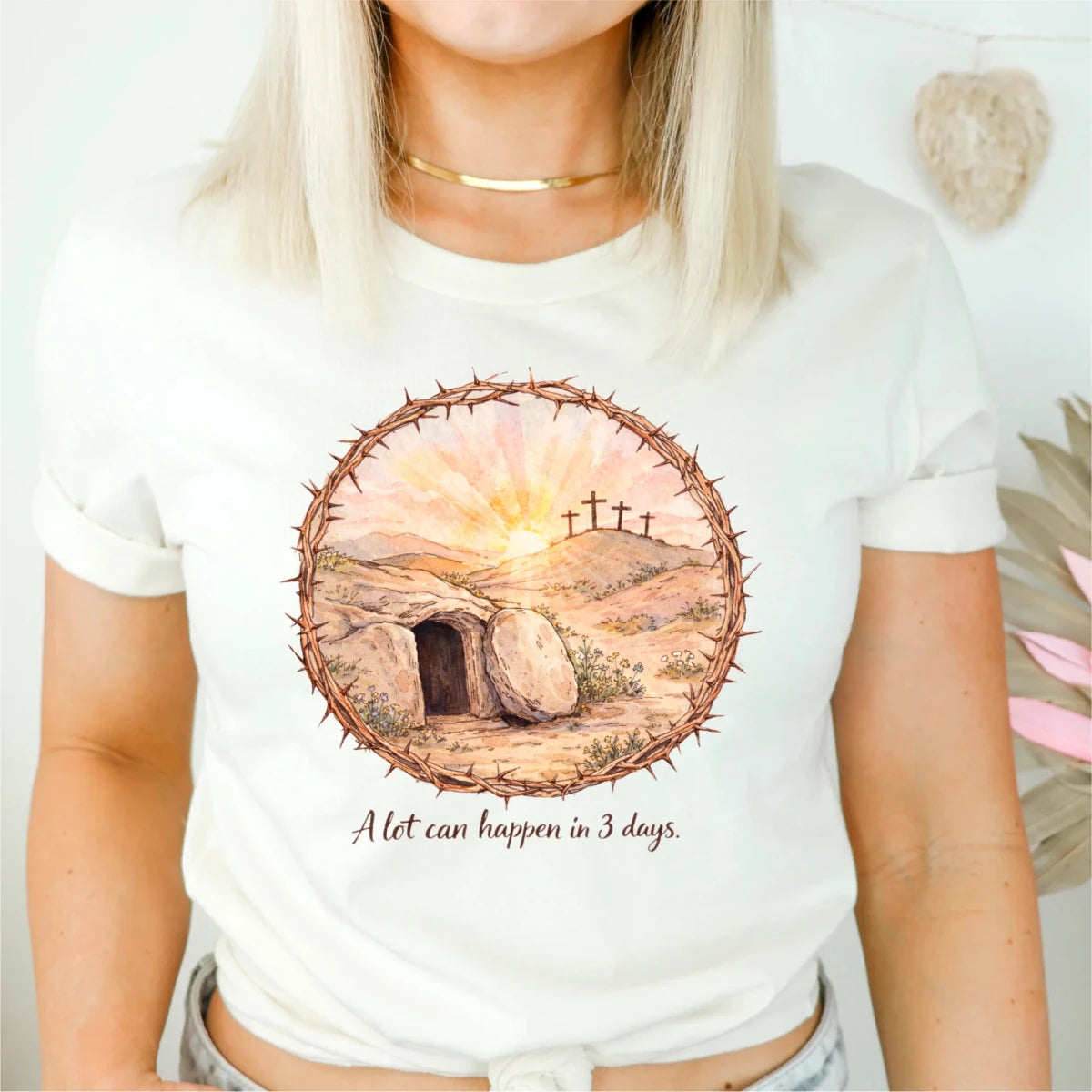 A Lot Can Happen in 3 Days DTF Transfer - PrintPony