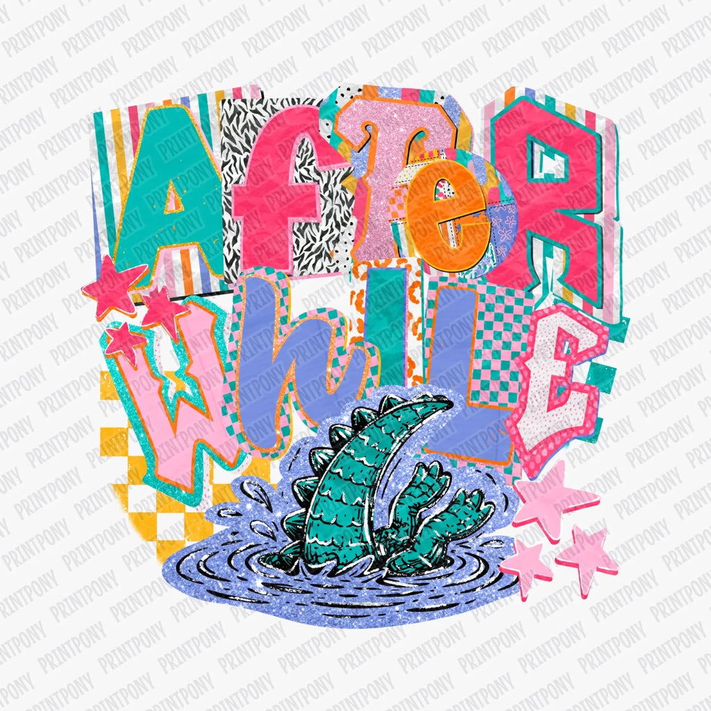 After While Crocodile DTF transfer - PrintPony