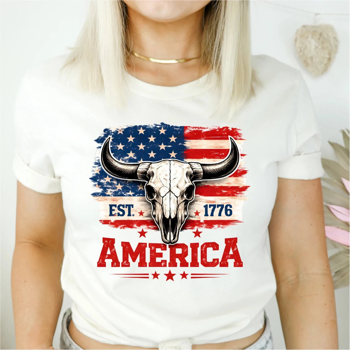 America Est. 1776 Patriotic DTF transfer - PrintPony
