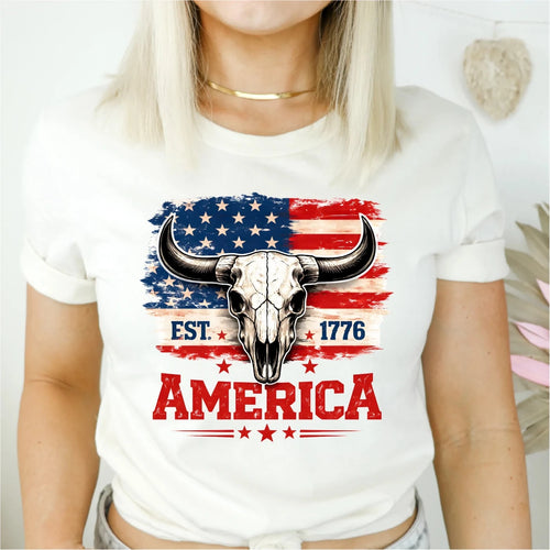 America Est. 1776 Patriotic DTF transfer - PrintPony