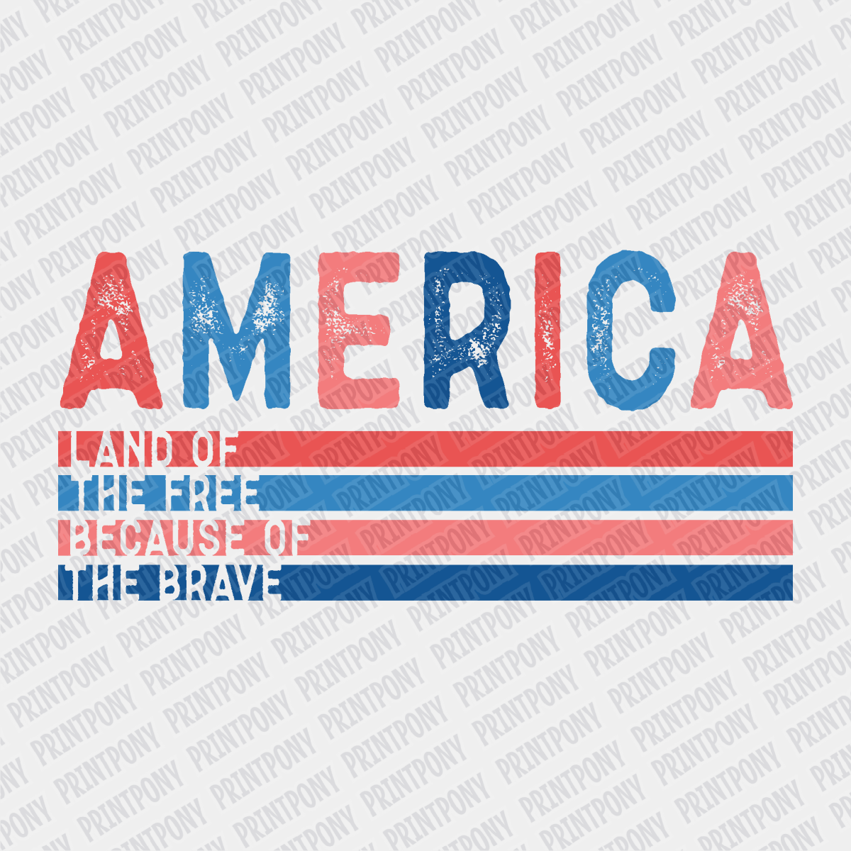 America retro - DTF Transfer - PrintPony