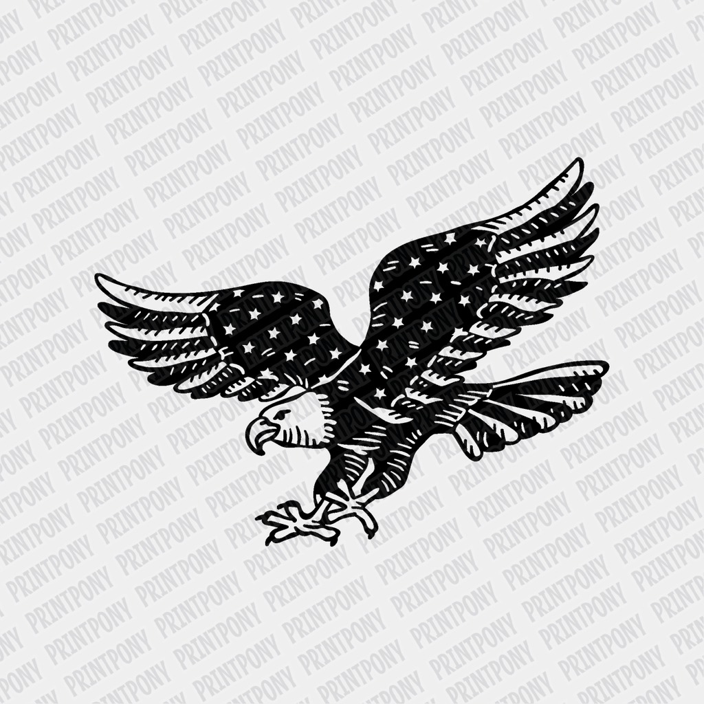 American Eagle - DTF transfer - PrintPony