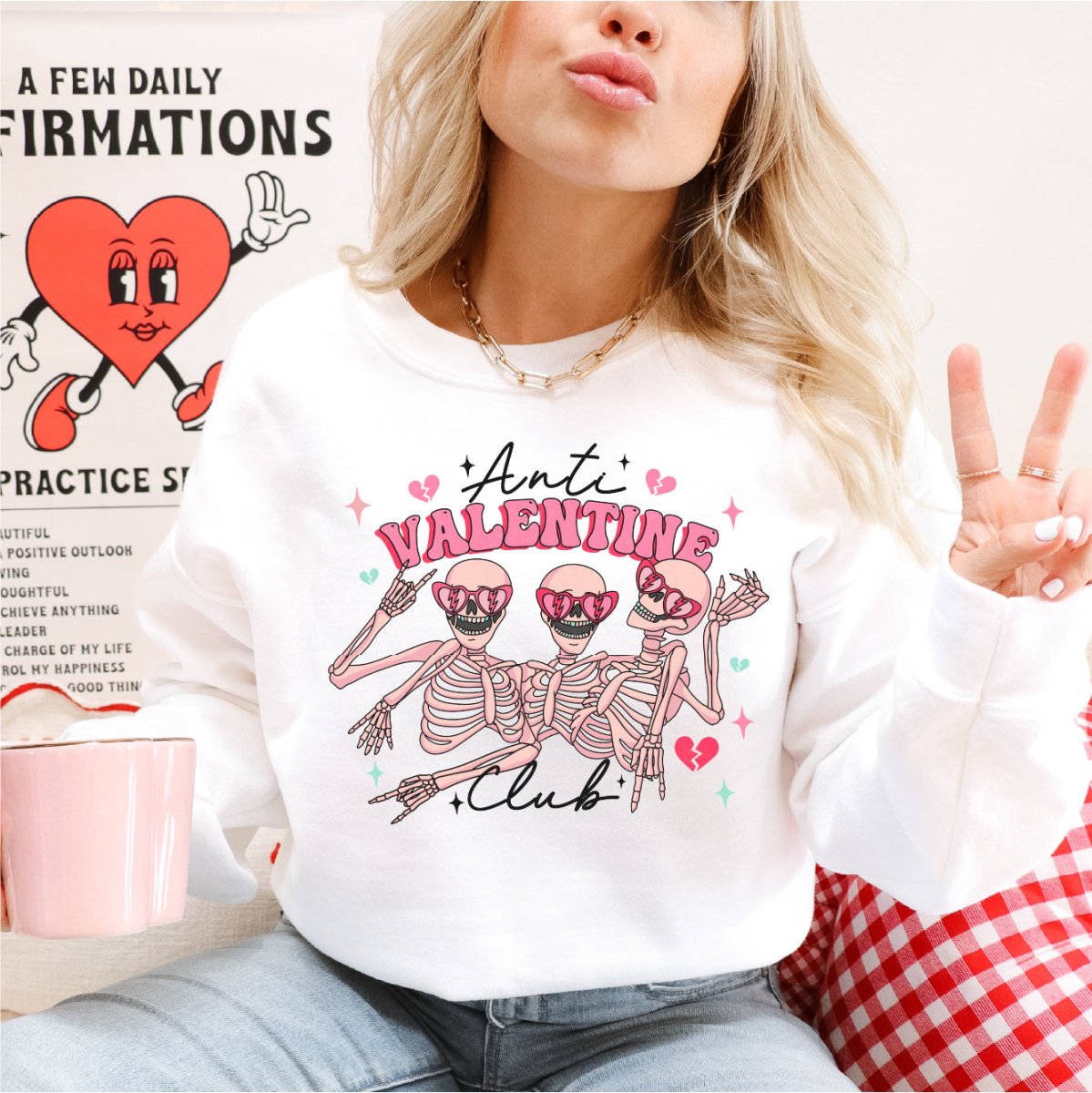 Anti - Valentine Club DTF Transfer - PrintPony