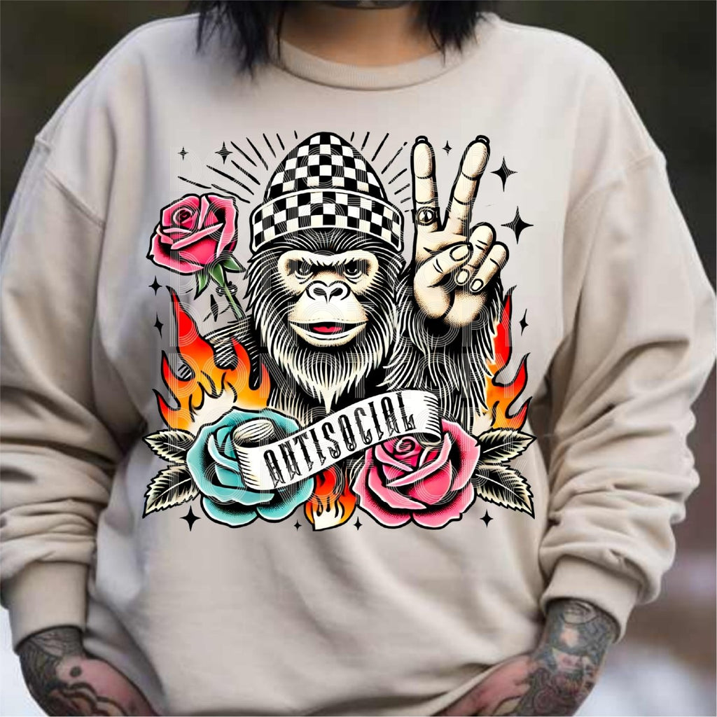 Antisocial DTF Transfer - PrintPony