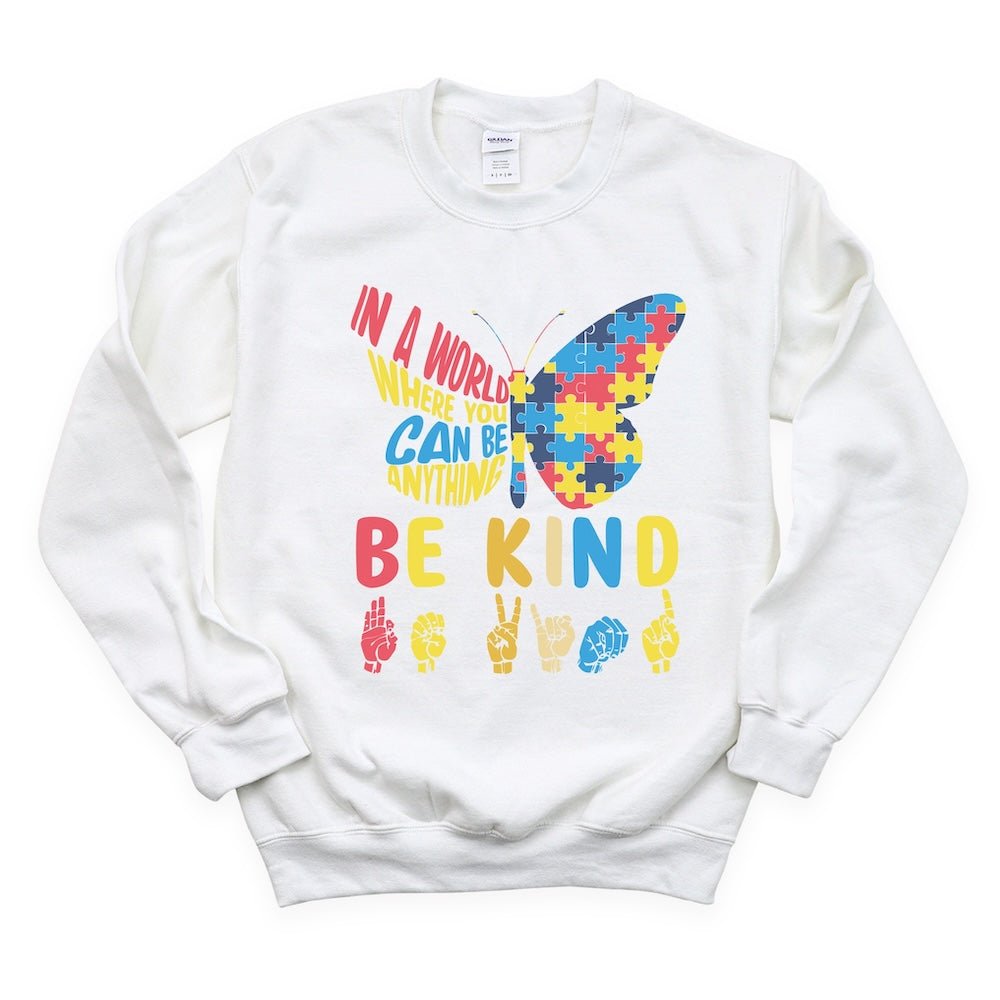 Autism Butterfly Be Kind DTF Transfer - PrintPony