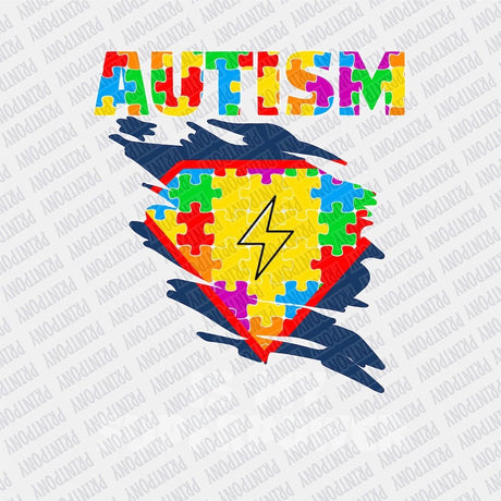 Autism is my Superpower DTF Transfer - Print Pony‚Ñ¢