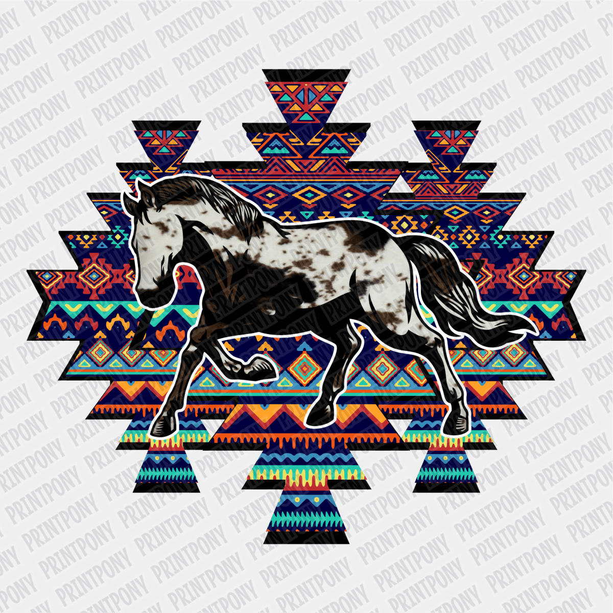Aztec Western Design DTF Transfer - PrintPony
