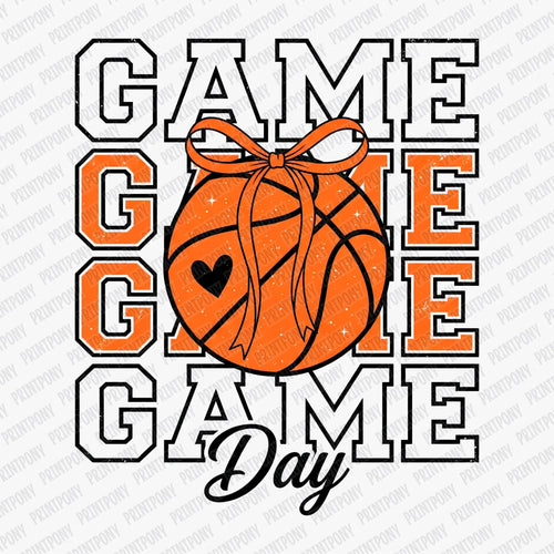 Basketball Game Day DTF Transfer - PrintPony