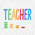 Battery Life of a Teacher DTF Transfer - Ready to Press - PrintPony