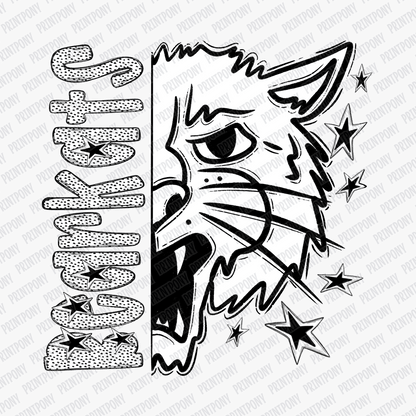 Bearkats Dotted Mascot DTF Transfer - PrintPony™