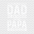 Being Dad is an Honor, Being Papa is Priceless DTF Transfer - PrintPony