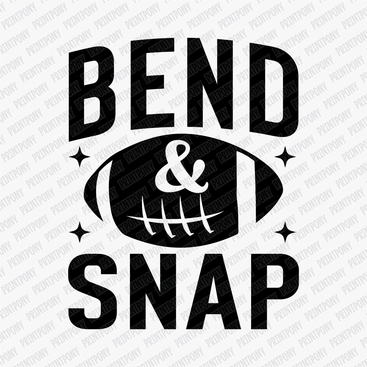 Bend & Snap DTF Transfer - PrintPony™
