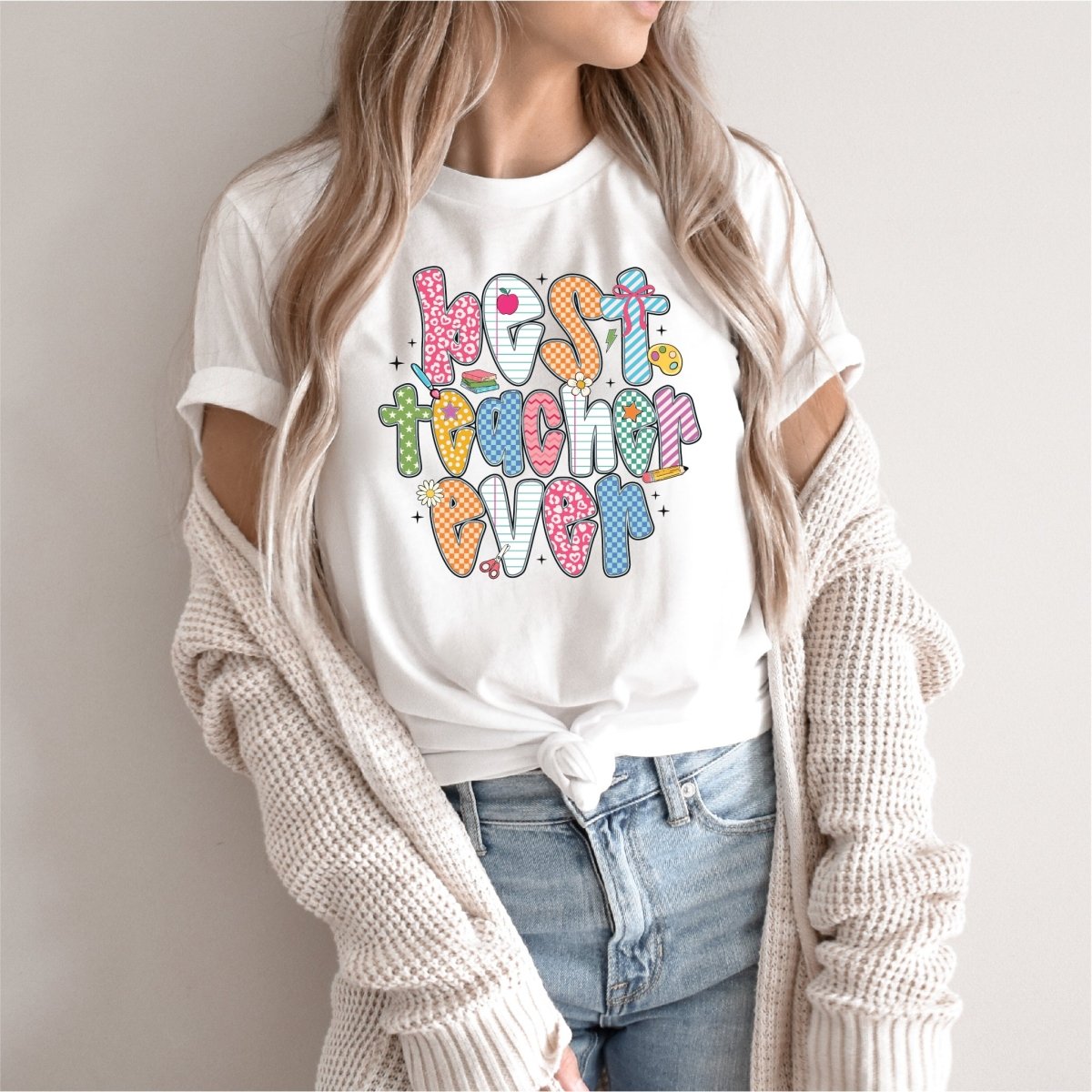 Best Teacher Ever - DTF Transfer - PrintPony