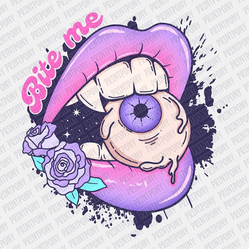 Bite Me DTF transfer - Print Pony