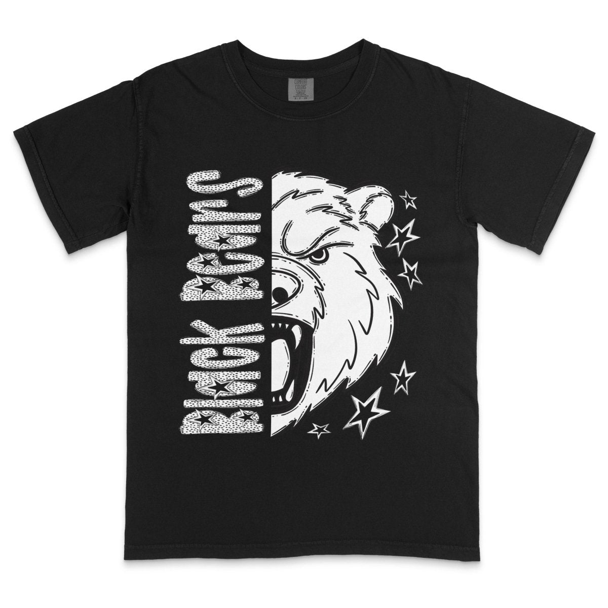 Black Bears Dotted Mascot DTF Transfer - PrintPony™