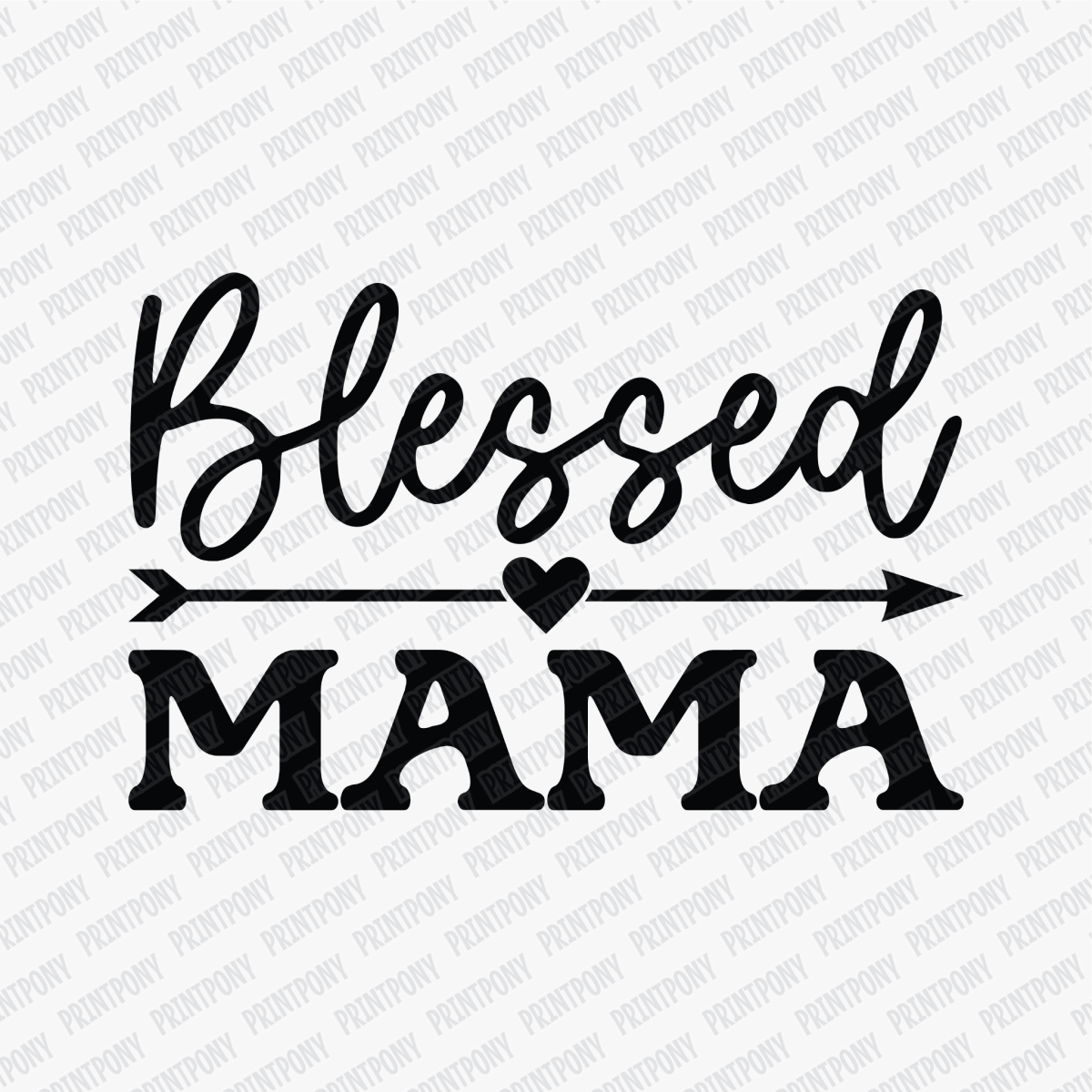 Blessed Mama DTF Transfer - PrintPony®