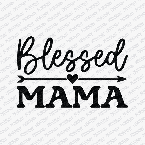 Blessed Mama DTF Transfer - PrintPony