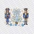 Blue Coquette Nutcracker Floral DTF Transfer - Print Pony‚Äö√ë¬¢