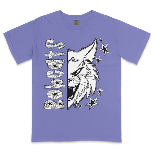 Bobcats Dotted Mascot DTF Transfer - PrintPony
