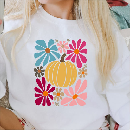 Boho Floral Fall DTF Transfer - PrintPony