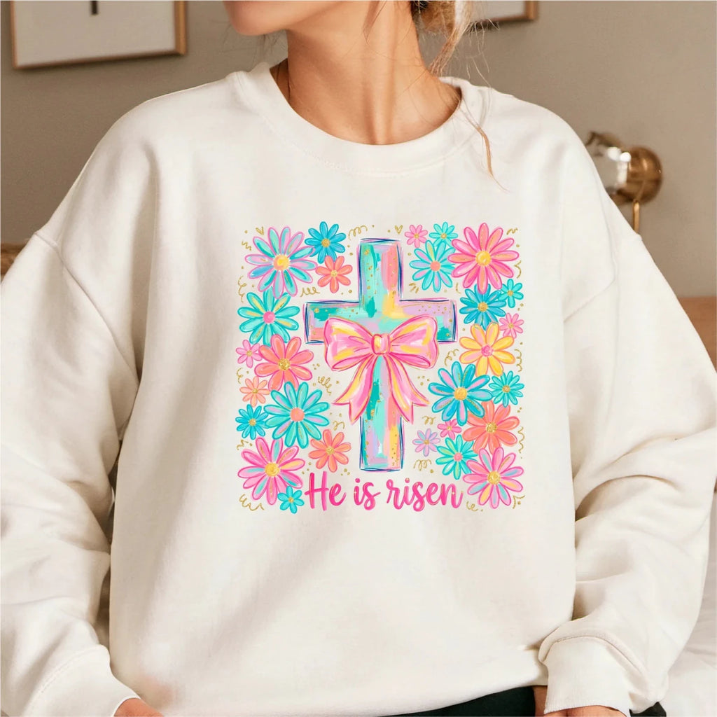 Boho He is Risen DTF Transfer - PrintPony